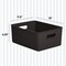 Superio Plastic Storage Container Bins, Organizer Baskets, Boxes for Organizing Closet Shelves Drawer Shelf